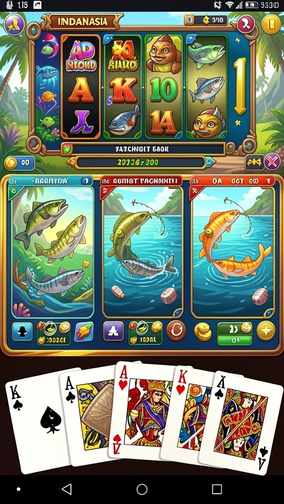Screenshot dengan tema slot modern dan grafis memukau.