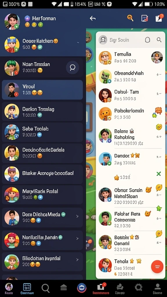 Tangkapan layar menampilkan aksi seru karakter utama di level baru.