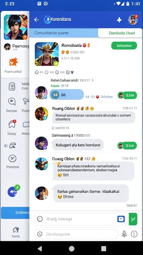 Tangkapan layar menunjukkan grafis menawan dan detail lingkungan permainan.