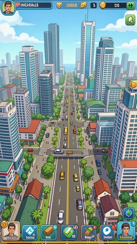 Screenshot koleksi karakter yang beragam dan lucu.