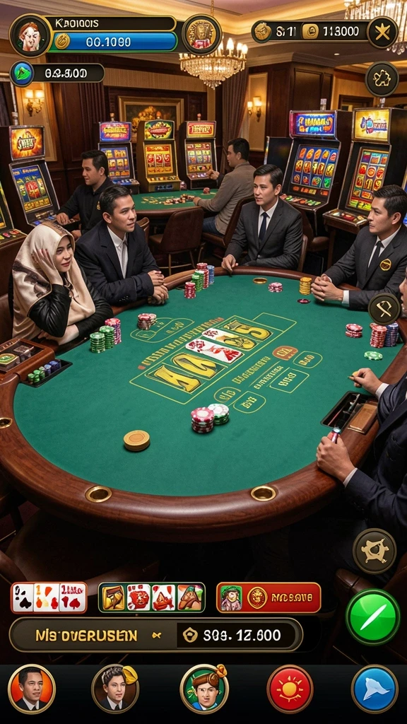 Tangkapan layar saat bermain di level menantang dengan banyak rintangan.