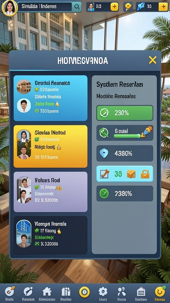 Sistem reward yang memotivasi pemain untuk meraih prestasi.
