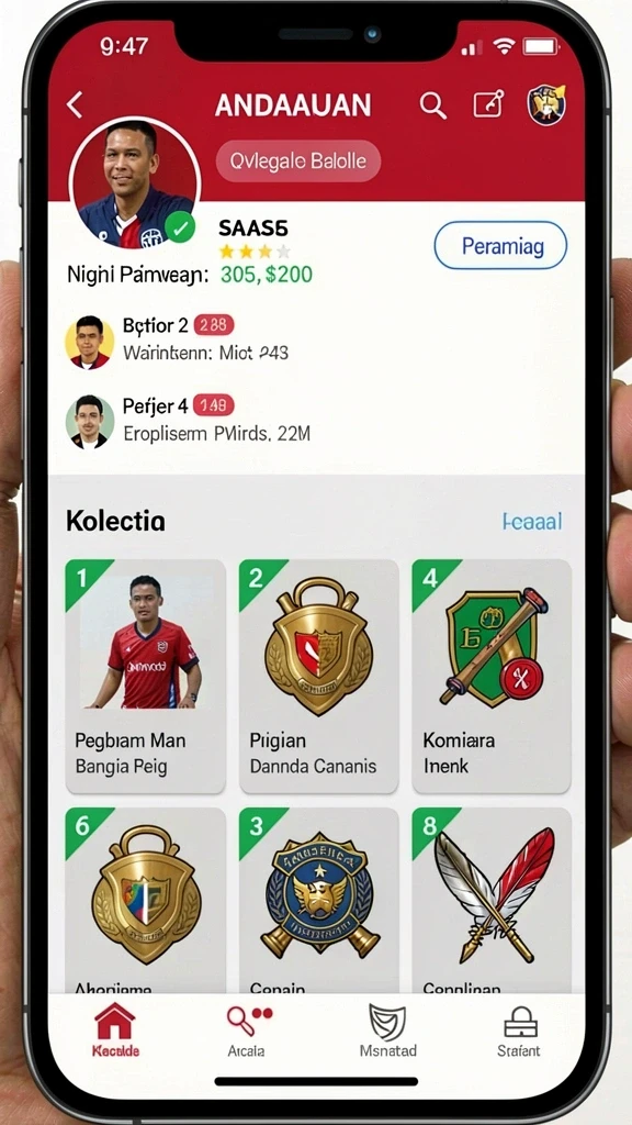 Menu tampilan antarmuka yang user-friendly dan mudah dinavigasi.