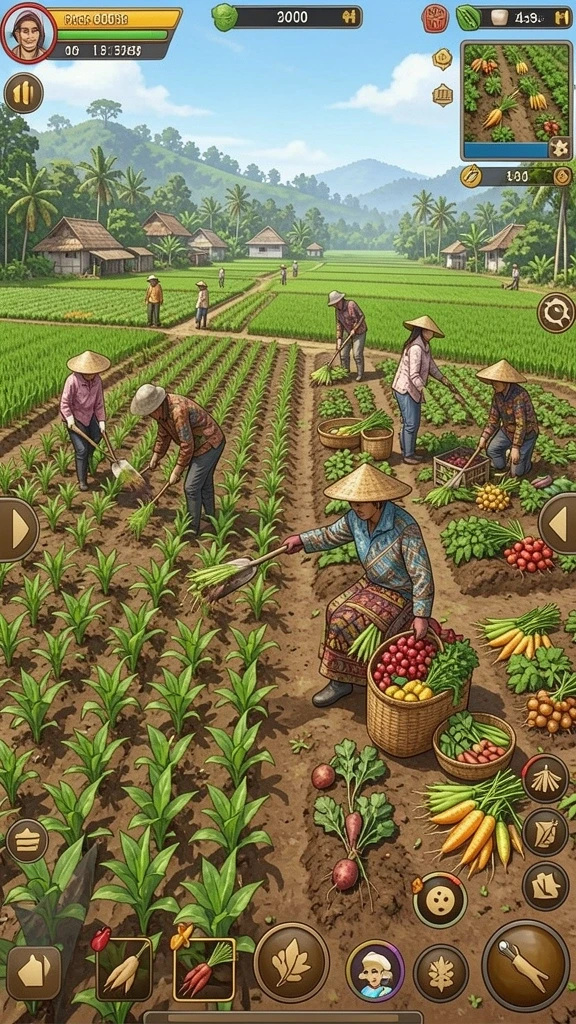 Fitur sosial untuk berinteraksi dengan pemain lain.