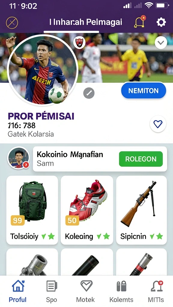 Tampilan antarmuka yang intuitif dan mudah digunakan.