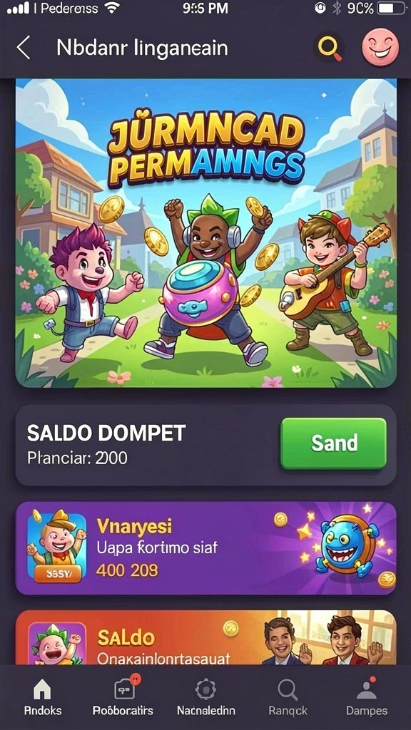 Kompetisi multiplayer yang seru bersama teman.