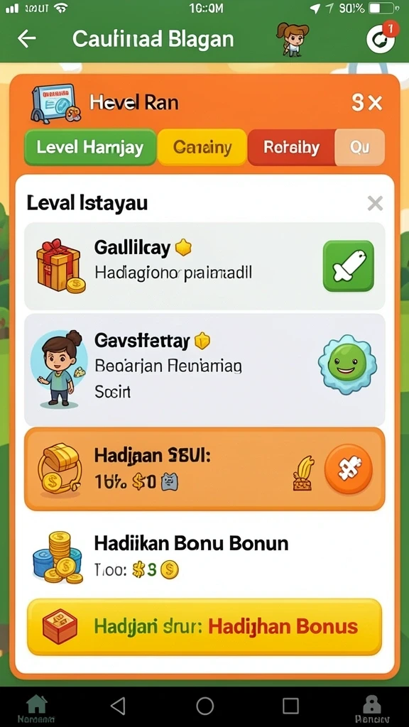 Tampilan antarmuka yang menarik dan mudah digunakan.