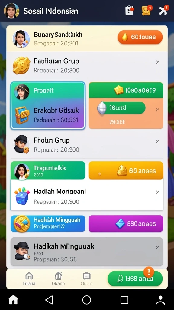Screenshot menampilkan karakter yang sedang beraksi.
