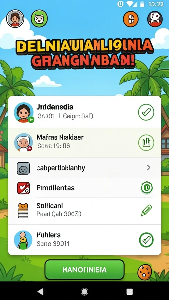 Gambaran gameplay saat memasuki level baru.