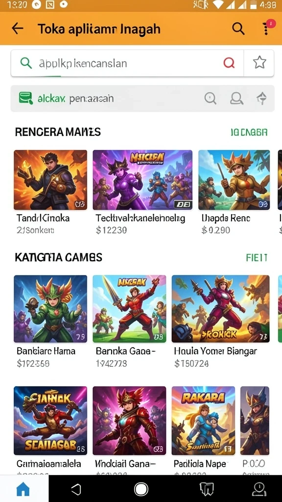 Tangkapan layar menunjukkan interaksi sosial di dalam game.