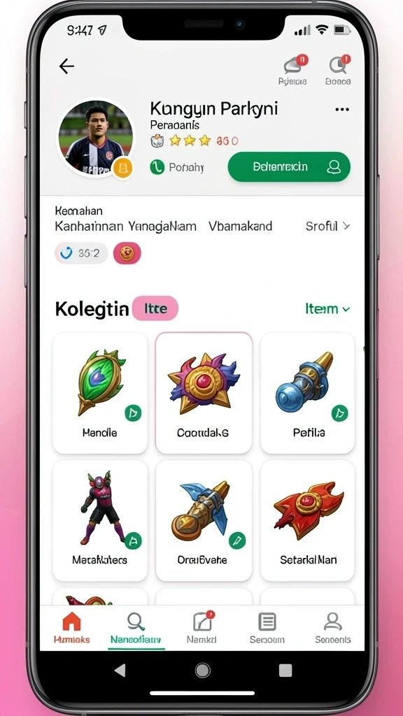 Screenshot menampilkan karakter utama dalam petualangan.