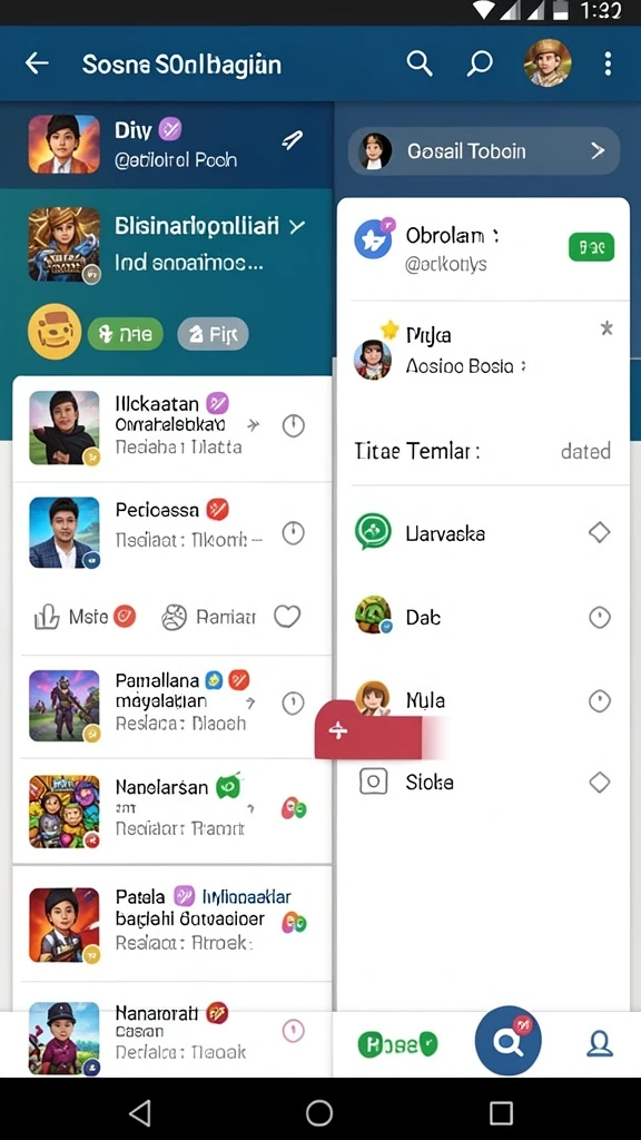 Tantangan seru di setiap level permainan.