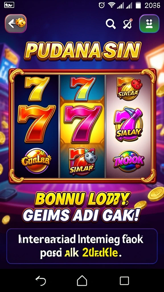 Tampilan menu utama yang menarik dan mudah dinavigasi.