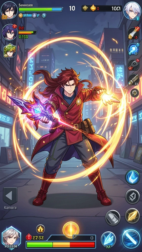 Gambaran gameplay seru saat bertarung melawan musuh.