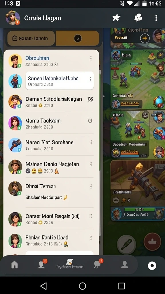Tangkapan layar memperlihatkan karakter utama dalam aksi penuh.