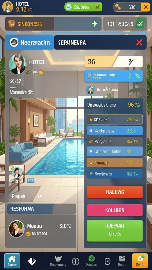 Tangkapan layar menampilkan grafis menawan di level yang penuh tantangan.