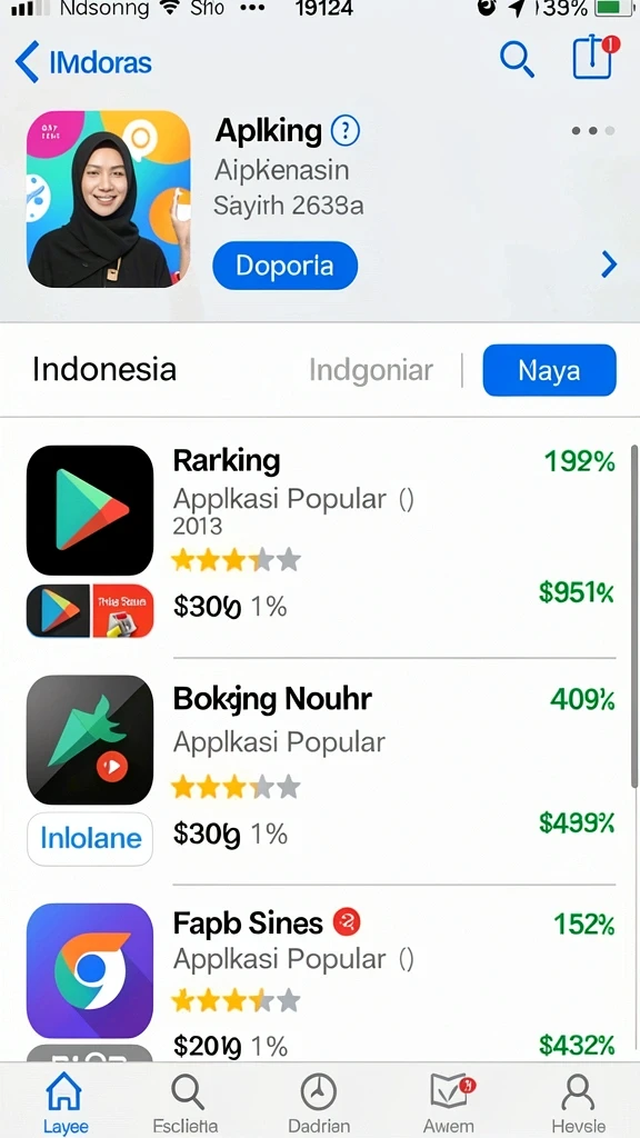 Tampilan antarmuka yang bersih dan mudah digunakan.