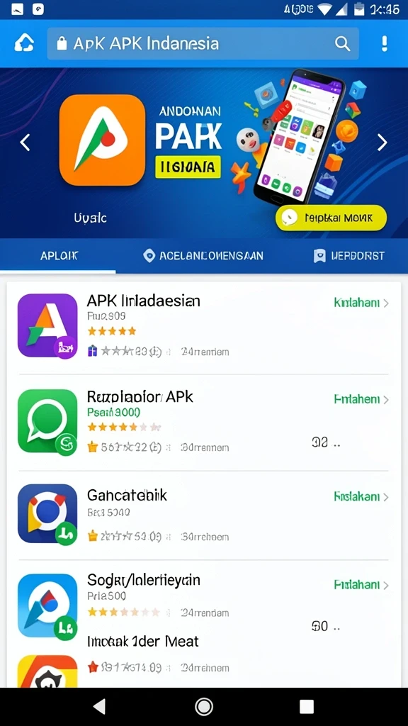 Karakter menarik yang dapat dipilih.