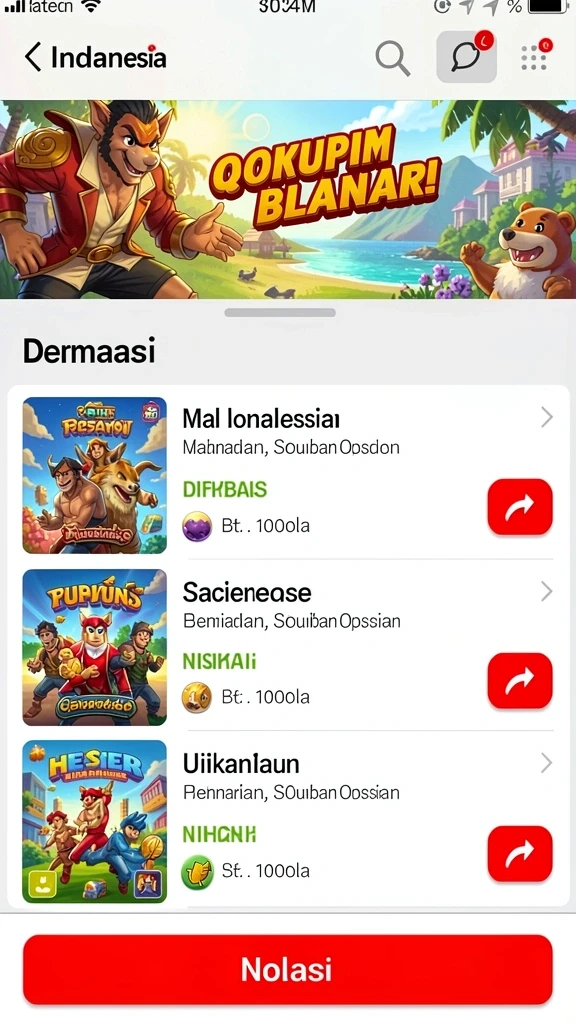 Tampilan antarmuka yang ramah pengguna.