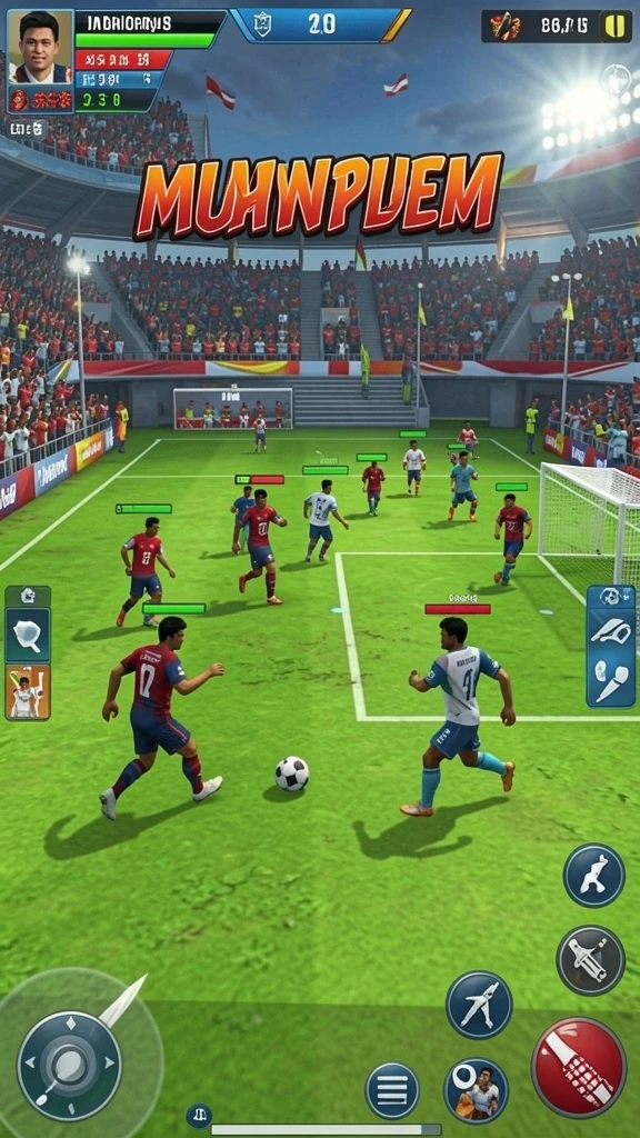 Tangkapan layar memperlihatkan mode multiplayer yang seru.