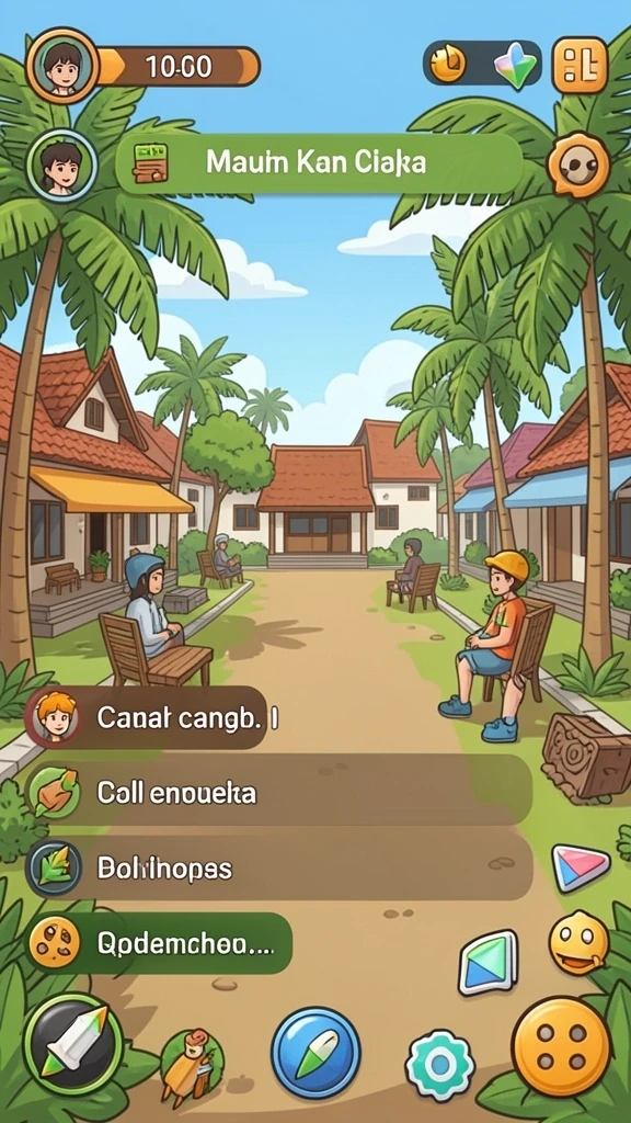 Komunitas aktif yang mendukung pemain baru.