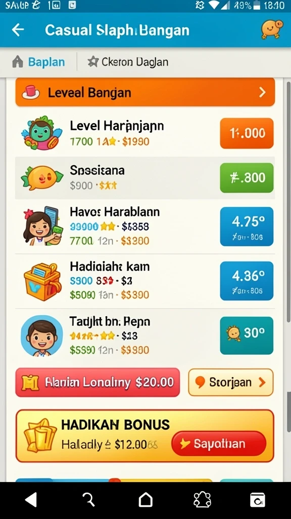 Sistem reward yang adil dan menggembirakan.