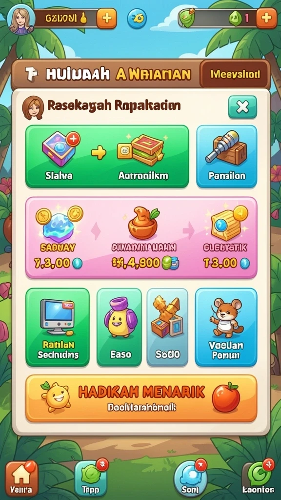 Fitur promosi yang menarik dan menguntungkan.